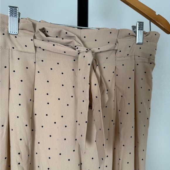 Sweet Wanderer Polka Dot Wide-Leg Pants – Size L - Picture 3 of 6